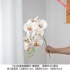 Decoración de Exhibición de Ventana de Orquídea Mariposa Ondulada de 7 Piezas para Fotografía, Creando una Atmósfera Suave y de Baja Saturación con Decoración Realista