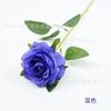 Simulación rosa pequeña europea rama única tela de seda falsa decoración hogar sala de estar flor fila suelo salón de bodas producción mano novia