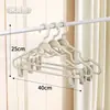 Set de Perchas Antideslizantes con Pinzas, Percha Integrada para Hanfu, Percha Doméstica para Ropa de Adulto que No Deja Marca, Tendedero