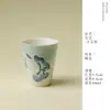 Inno Kishimatsu Cerámica de Arita Taza Maestra Recta Mariposa y Flor en Tonos Pastel Pintada a Mano para Uso Doméstico Cerámica Taza de Té Hecha a Mano Taza Individual