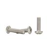 Tornillo de cabeza plana de acero inoxidable 201, fábrica de comercio exterior GB818M3M4M5M6M8, tornillo de máquina de cabeza semicircular cruzada