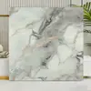 Adesivos de parede autoadesivos, impermeáveis ​​e resistentes à umidade, imitando azulejos, com base de folha de alumínio espessa, ideais para decoração de paredes de cozinha e à prova de óleo.
