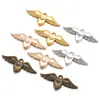 Acessórios de joias de liga vintage diy pingente de asas de amor pulseira chaveiro pingente decorativo atacado D407