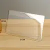 Portatarjeta de Mesa Acrílico en Forma de L A4 Soporte de Exhibición de Acrílico Transparente Soporte de Etiqueta de Precio de Plástico Señal de Mesa Venta al por Mayor