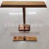 Juegos de Lanzar y Tirar Anillos de Madera de Escritorio Gancho para Lanzar Anillos Juego de Anillos