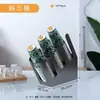 Portavasos de Papel de Acero Inoxidable Comercial, Estante Multifuncional de Almacenamiento para Cafetería, Portavasos, Popotes y Servilletas para Tienda de Té de Leche