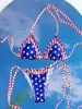 Nuevo Bikini Sexi de Dos Piezas para Mujer Europeo y Americano Transfronterizo Estilo de Moda