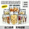 Bolsa de pie con plateado de aluminio directo de fábrica, bolsa de embalaje de alimentos a prueba de humedad, bolsa selladora para hierbas medicinales chinas y frutos secos, bolsa en stock, venta al por mayor