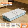 Caja de almacenamiento inferior de cama para el hogar, ropa, edredón, a prueba de polvo, plana, de plástico, caja de almacenamiento, ropa de dormitorio, caja de almacenamiento inferior de cama