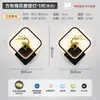 Luminária de parede LED para cabeceira de quarto, simples, moderna, elegante, redonda, única, artística, adequada para sala de estar, corredor e hall, luminária Zhongshan
