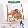 Suministros para Sacrificio del Día de Barrido de Tumbas Corona Simulada Corona Pequeña Flor para Tumba Superior Flor de Seda para Barrido de Tumbas Corona de Flores Artificiales Enredadera