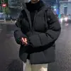 Jaqueta Matelassê Masculina, Jaqueta de Algodão Tendência Estilo Coreano Outono e Inverno Masculina Solta e Bonita