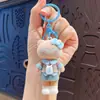 Chaveiro Criativo de Gatinho KT Chefe Flocado Desenho Animado Pingente de Bolsa Fofo Chaveiro de Carro Presente Atacado