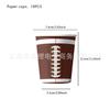 Decoración para Fiesta Temática de Rugby Suministros para Fiesta de Super Bowl Mantel Desechable Plato de Papel Banner Set de Banderines