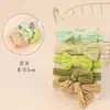 Anillo para Toalla con Lazo de Color Caramelo Estilo Coreano Anillo Elástico Alto para el Cabello Accesorio Versátil para el Cabello Diadema Accesorio Simple para el Cabello para Mujeres