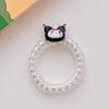 Pulsera de Corazón de Niña Dibujo Animado Sanrio Línea de Teléfono Bandas de Goma Pequeñas Enviar a Novia Novio Cuerda para el Cabello Doble Propósito Femenino Lindo