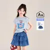 Conjunto de Ropa Infantil Tutu Elefantito para Niñas Conjunto de Dos Piezas Camiseta sin Mangas y Falda Floral Nuevo Estilo Verano 2026