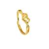 Diseño de Anillo de Oro Arena Vietnamita con Líneas Cruzadas, Anillo de Amor para Mujer, Sencillo y Moderno, Fabricante de Joyería Duradera