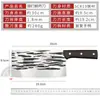 Cuchillo para cortar carne estilo chino tradicional Yangjiang, Cuchillo ligero para cortar huesos para mujeres, Juego de cuchillos rayados para uso doméstico de cocina al por mayor
