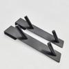 En stock acero inoxidable gancho para puerta de vidrio de baño colgante trasero doble gancho para colgar en el baño toalla colgar ropa sin taladro gancho de metal para ropa