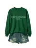 Prefiero Estar Leyendo Sudadera Casual y Elegante para Mujer Otoño/Invierno Amazon Wish Comercio Exterior Transfronterizo