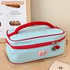 Bolsa de Cosméticos de Aspecto Elegante y Linda, Corazón Femenino, Bolsa de Almacenamiento de Productos para el Cuidado de la Piel de Gran Capacidad, Bolso de Mano, Bolsa de Aseo de Viaje