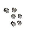 Anillos de Hueso de Oreja con Incrustaciones de Micro-Piedras, Nuevos Clavos Elegantes para Hueso de Oreja, Hebillas Pequeñas de Oreja Punk de Alta Gama, Aros Simples para Oreja