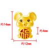 Rato Banhado a Ouro Ouro Real Boa Sorte Cinco Bênçãos Acessório Cordão Vermelho para Mulheres, Acessório para Pulseira DIY Rato do Zodíaco Aliexpress