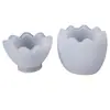 Molde de Silicone para Caixa de Armazenamento DIY de Resina de Cristal com Tema Papoula, Caixa para Joias, Caixa de Armazenamento de Ovos, Molde de Silicone para Enfeites