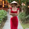 Novo Maiô Três Peças Dividido 2025 para Mulheres Cobrir a Barriga e Visual Emagrecedor Roupa de Banho para Resort de Praia Fonte Termal [Dropshipping]