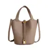 Yue Zi 2026 Outono Inicial Nova Bolsa Balde Portátil Versátil Simples Estilo Coreano Moda Casual Bolsa de Ombro Bolsa Transversal