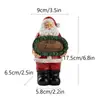Navidad Navideña de Producto Nuevo Transfronterizo Papá Noel Artesanías de Resina Adornos Decoraciones Navideñas para Escritorio del Hogar