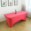 Conjunto de Mesa Elástico Transfronteiriço Conjunto para Bar de Coquetéis Toalha de Mesa Elástica Cobertura de Mesa para Reunião de Hotel Banquete Toalha de Mesa para Casamento ao Ar Livre