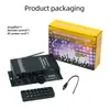 Amplificador de controle remoto leitor de cartão USB Bluetooth AK380, para uso em carro e casa, mini amplificador 12V, amplificador profissional