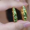 Pendientes de Aro de Plata Ligeros de Lujo y de Alta Gama para Mujer 2025 Nuevos Populares Pendientes Super Brillantes Pendientes de Moda y Elegantes