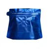 Bolsas de café de diamante con válvula de aire, cierre de fácil apertura, papel de aluminio, bolsa con base, para snacks y bolsas de empaque de café con forma única, disponibles con impresión a color