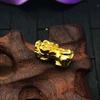 Novos acessórios de joalheria banhados a ouro que preservam a cor, contas de provérbio de seis palavras de 10 mm, acessórios de contas redondas de moeda de cobre DIY, joalheria de ouro areia