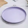 Plato de Paja de Trigo Gran Capacidad Plato para Frutas Plato para Té Casero Plato para Cena Plato para Ensalada Postre Plato para Desayuno LOGOTIPO Imprimible