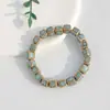 Pulsera de Cerámica Jingdezhen Nueva Pulsera de Cerámica Estilo Chino Joyería Hecha a Mano Cuerda Estilo Tíbet Puesto de Pulseras Jingdezhen