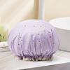 Arling 9908 Universal Bronzing Star Dupla Camada impermeável Especial Shower Cap Adulto Adulto Cigarro Chapéu Shower Cap Mulheres
