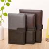 Fivela Bowen 18k Costura Bicolor Caderno de Couro Caderno para Escritório Núcleo Espessado Material Escolar