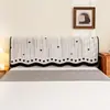 Estilo Minimalista de Gama Alta, Cubierta de Cama con Forma de Corazón, Borde Ondulado, Universal para Todas las Estaciones, Cubierta Antipolvo Antideslizante