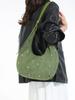 Bolso de Mano Retro de Gamuza para Mujer 2025 Nuevo Nicho Medieval Bolso de Hombro Único Bolso de Axila Bolso de Mano de Alta Calidad