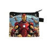 Cartera de Monedas Iron Man Modelo Nuevo Transfronteriza Mini Cartera de Almacenamiento para Estudiantes Portátil Soporte Corto para Llaves y Tarjetas