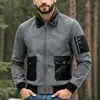 Otoño 2026 Transfronterizo Amazon Chaqueta de Solapa Estilo Americano 3D Casual Retro Ropa de Trabajo para Hombre Europa