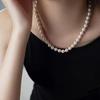 Collar de borlas de perlas para mujer, de verano, ligero, de lujo, de alta gama, diseño nicho, nuevo estilo 2023, accesorios de cadena de clavícula de moda