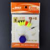 Flotador fluorescente Sanxin Seven Star 7+2, autocontrapeso, cilíndrico aerodinámico, aparejo de pesca tradicional, venta al por mayor