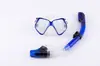 Gafas de buceo de silicona en stock transfronterizas, traje de buceo con máscara y tubo de snorkel, gafas de marco grande antivaho para hombres y mujeres