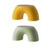 Banqueta Plástica Pequena Infantil Doméstica Espessada Baixa Estilo Nórdico Banqueta Arco-Íris Banqueta para Pé de Sala Banqueta para Trocar Sapatos Atacado