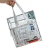 Bolsa Transparente para Provas, Bolsa Tote de Camada Dupla para Provas de Ensino Médio e Vestibular, Bolsa de Documentos Sem Metal, Material de Papelaria para Provas